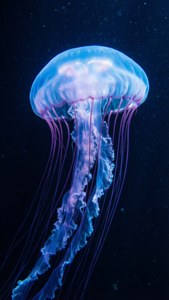 Moon Jellyfish Glow