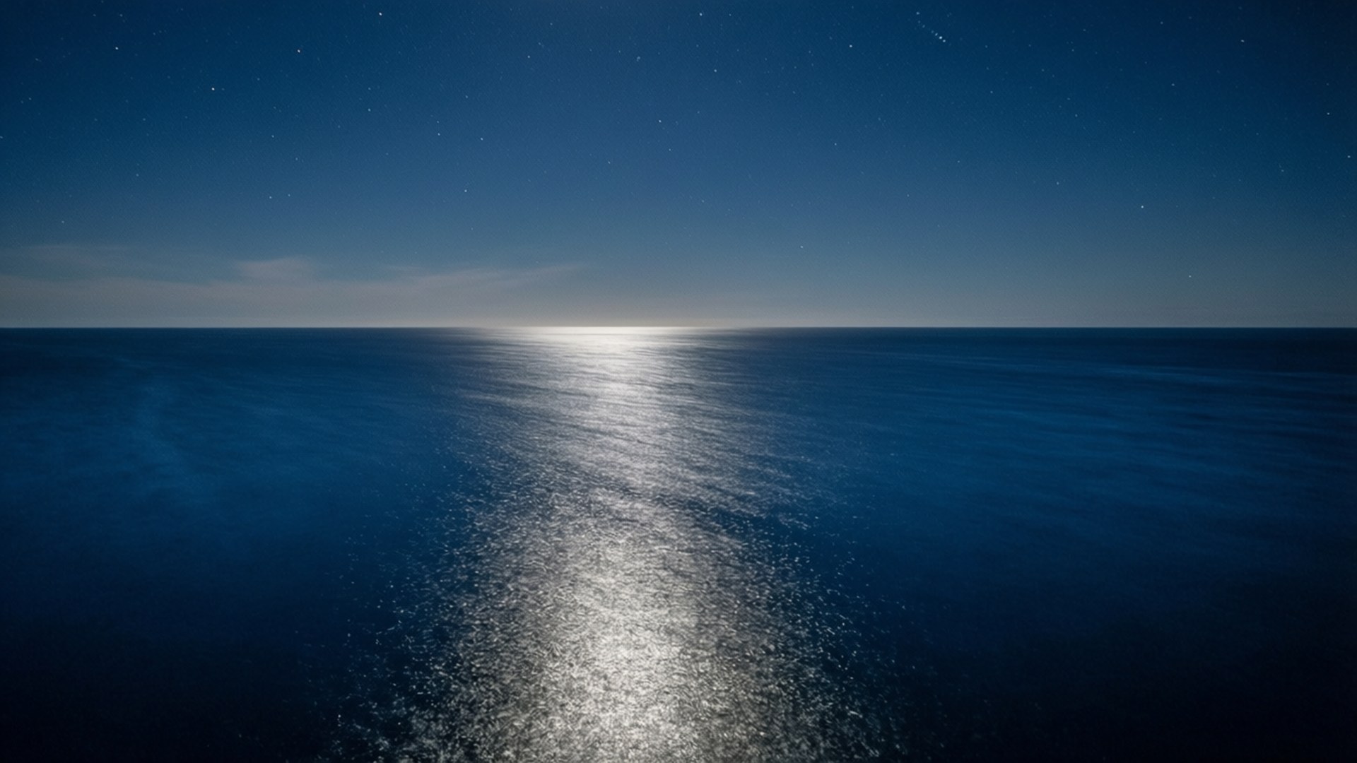 Moonlit Atlantic Night by Wallpapers.art Studio