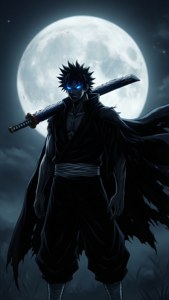 Moonlit Bankai Silhouette