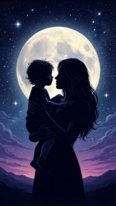 Moonlit Blessed Mom