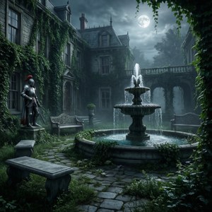 Moonlit Courtyard