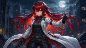 Moonlit Crimson Vanguard