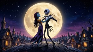 Moonlit Dance Over Halloween Town