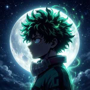 Moonlit Deku Silhouette