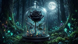 Moonlit Dome Black Rose