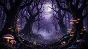 Moonlit Enchanted Forest
