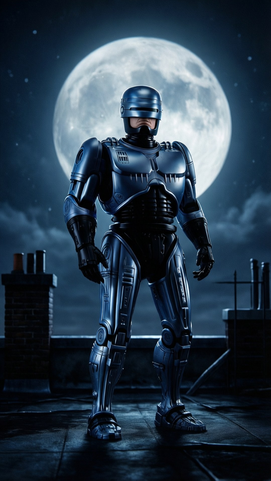 Moonlit Enforcer by Wallpapers.art Studio