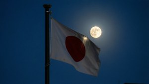 Moonlit Flag Silhouette