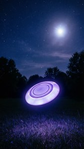 Moonlit Frisbee