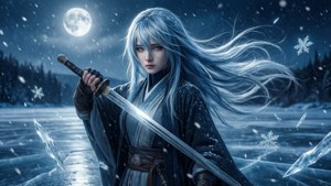 Moonlit Frost Blade