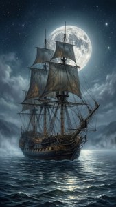 Moonlit Galleon