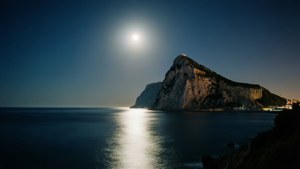 Moonlit Gibraltar