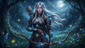 Moonlit Glade Priestess
