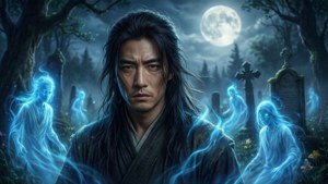 Moonlit Graveyard Spirit