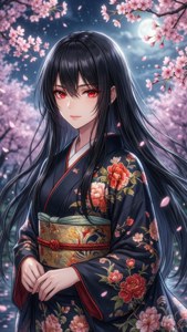Moonlit Kimono