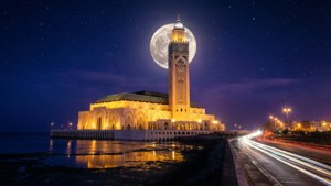 Moonlit Mosque