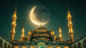 Moonlit Mosque Mawlid