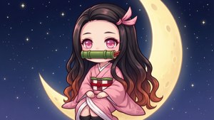Moonlit Nezuko Chibi