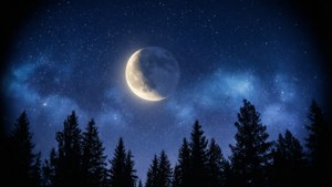 Moonlit Pine Serenity