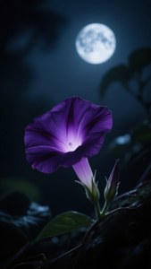 Moonlit Purple Morning Glory
