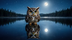 Moonlit Reflection Owlette