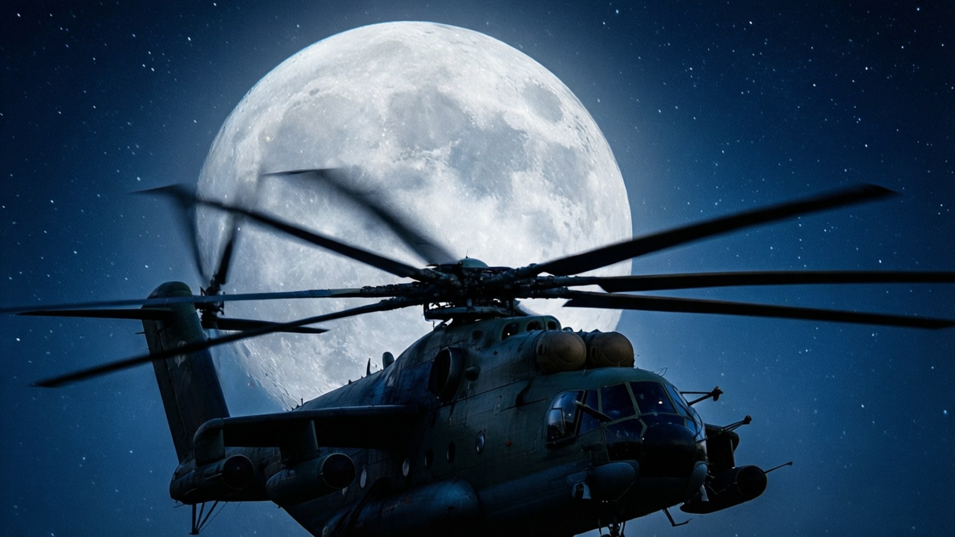 Moonlit Rotor Giant by Wallpapers.art Studio