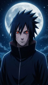 Moonlit Sasuke