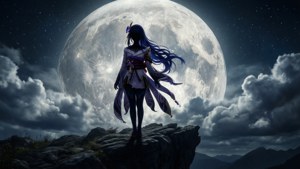 Moonlit Silhouette