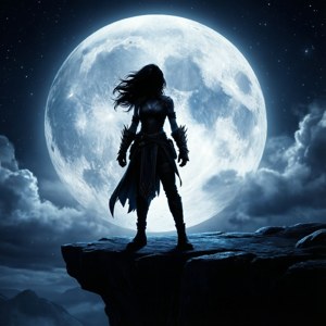 Moonlit Silhouette