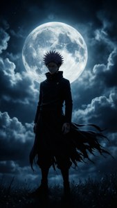 Moonlit Silhouette Itadori
