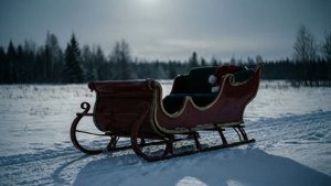 Moonlit Sleigh Alone
