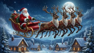 Moonlit Sleigh Ride