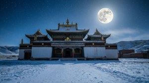 Moonlit Snowy Palace