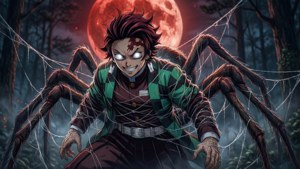 Moonlit Spider Web Rui
