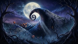 Moonlit Spiral Hill