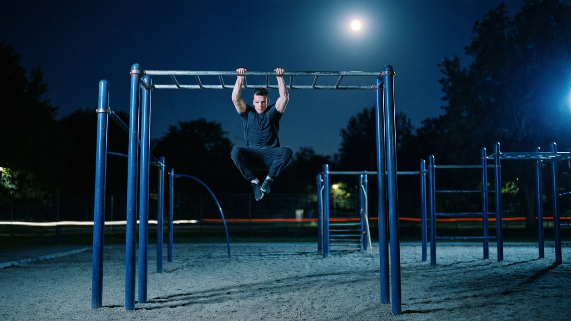 Moonlit Swing by Wallpapers.art Studio