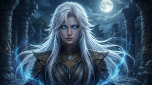Moonlit Temple Guardian