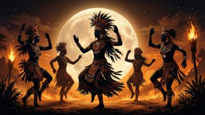 Moonlit Tribal Dance