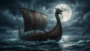 Moonlit Viking Voyage