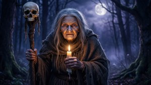 Moonlit Witch Portrait