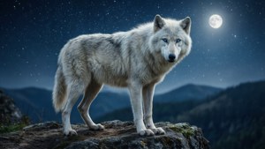 Moonlit Wolf