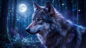 Moonlit Wolf Therian