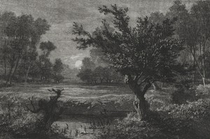 Moonrise in the Andilly Valley