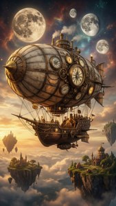 Moons and Airship
