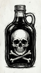 Moonshine Jug Tattoo Style