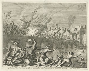 Moordpartij te Maastricht aangericht door de Spanjaarden, 1579