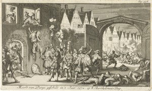 Moordpartij tijdens de Bartholomeüsnacht te Parijs, 1572