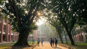 Morning at Dhaka University
