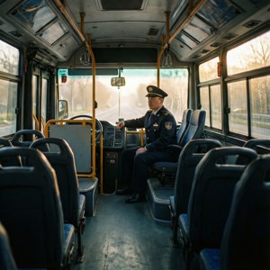 Morning Bus Driver
