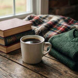 Morning Coffee and Sweater